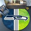 Seahawks Team Spirit Round Rug for Livingroom,Bedroom, Palyroom, Chair Rug, Area rug, Circle Carpet, Large Size Fan Christmas gift