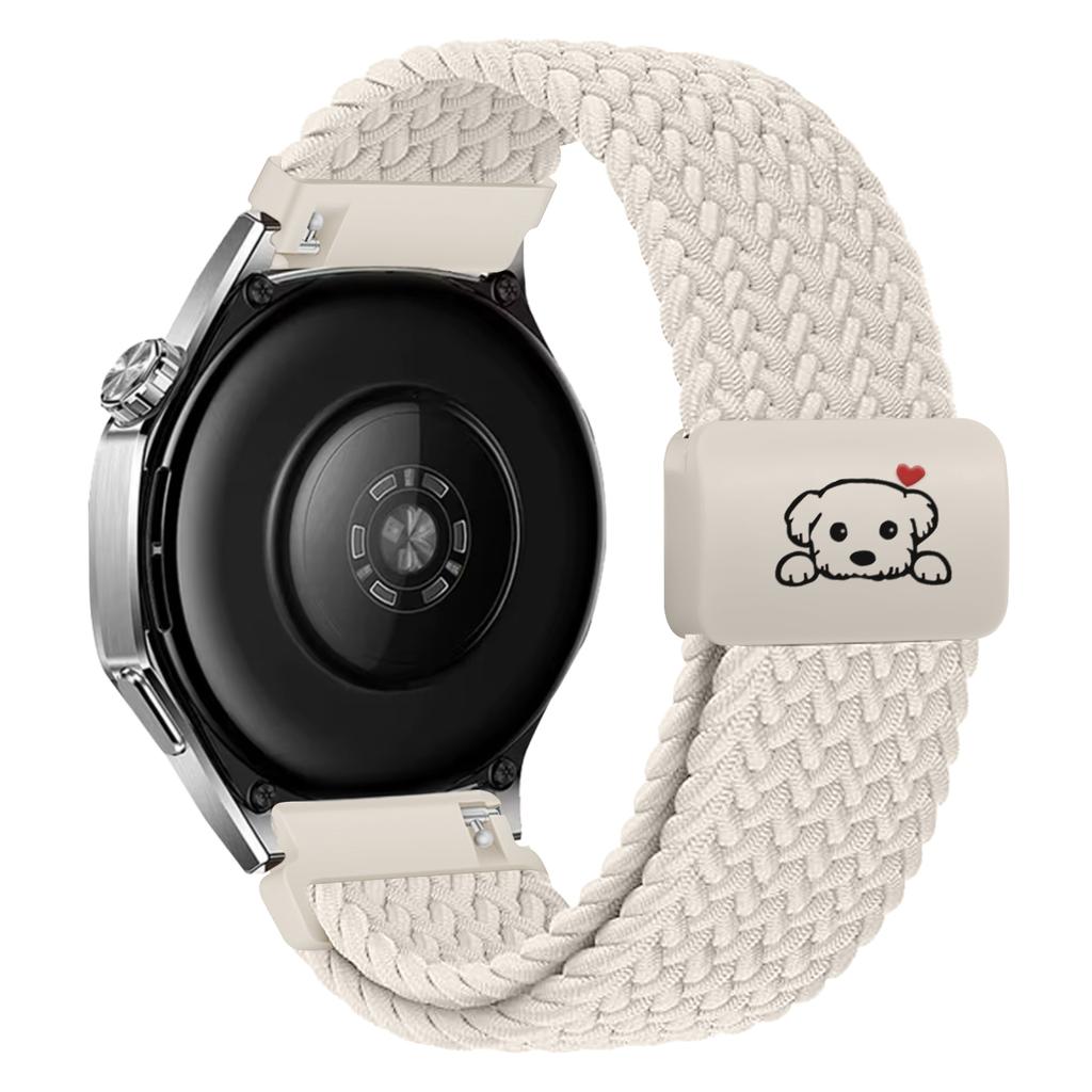 18 20 22mm Watch Straps for Amazfit Bip 6 5 Active 2 GTR/GTS 4/3 Magnetic Braided Bracelet Galaxy Watch 7/FE/5/6/4 Classic Band