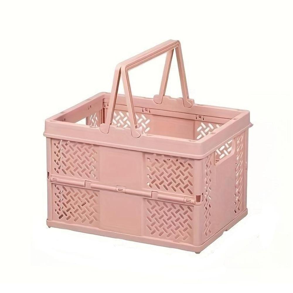 1PC Multifunctional Sundries Foldable Portable Multi-Color Storage Basket Desktop Snack Organizer Basket Storage Box