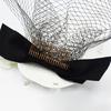 Pillbox Veil Fascinator Hat Tea Party Headwear Veil for Women Lady Black/White