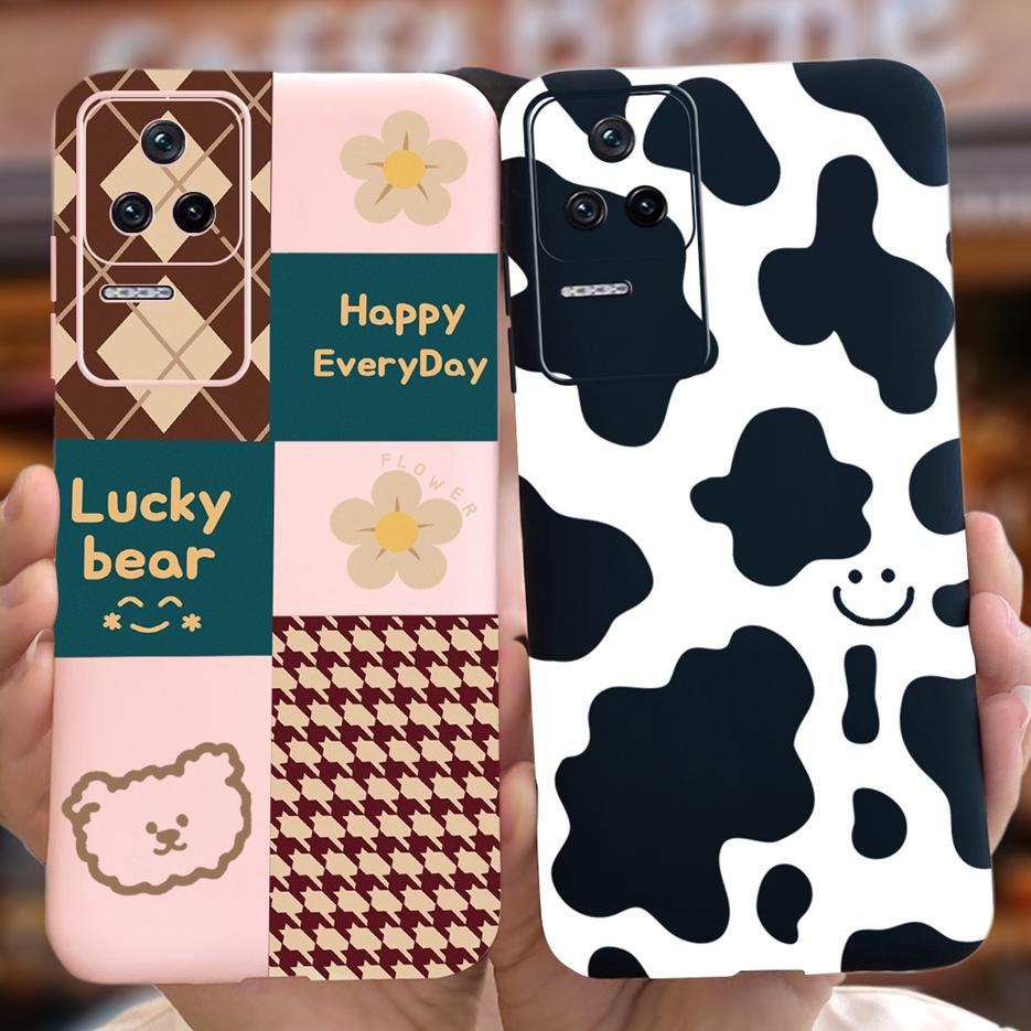 Für Xiaomi Poco F4 Hülle Buntes Kunstmuster Rückseite Für Xiaomi Poco F4 GT PocoF4 Handyhülle 6,67'' Weiches Silikon Fundas Capa