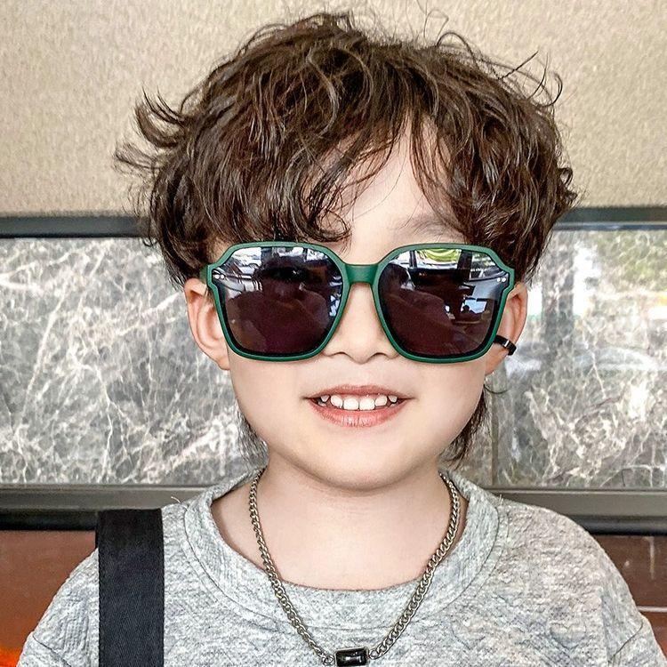 New stylish silicone sunglasses for kids, polarized sunglasses for boys, trendy summer eyewear