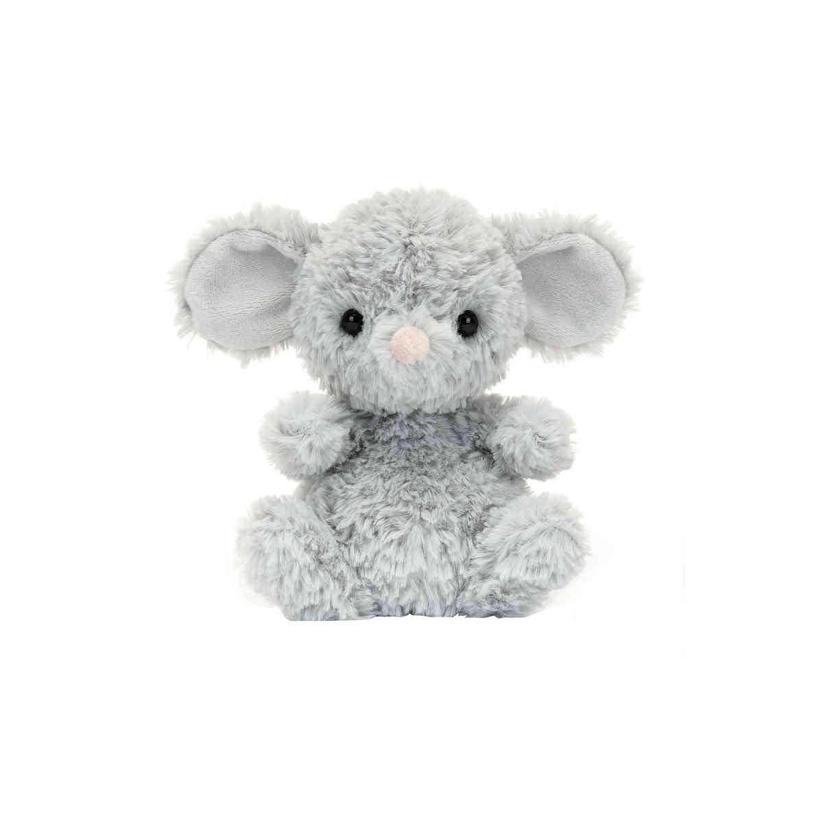 

JELLYCAT Sweet Style Little Mouse Animal Dolls Plush Doll 15cm Height In Sitting Posture Box Not Included серый