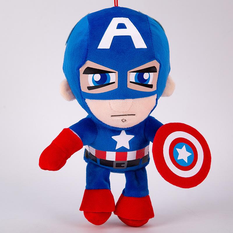 

Плюшевые герои Мстителей: Капитан Америка, Человек-паук, Железный человек Куклы для игрового автомата с клешней 25 cm