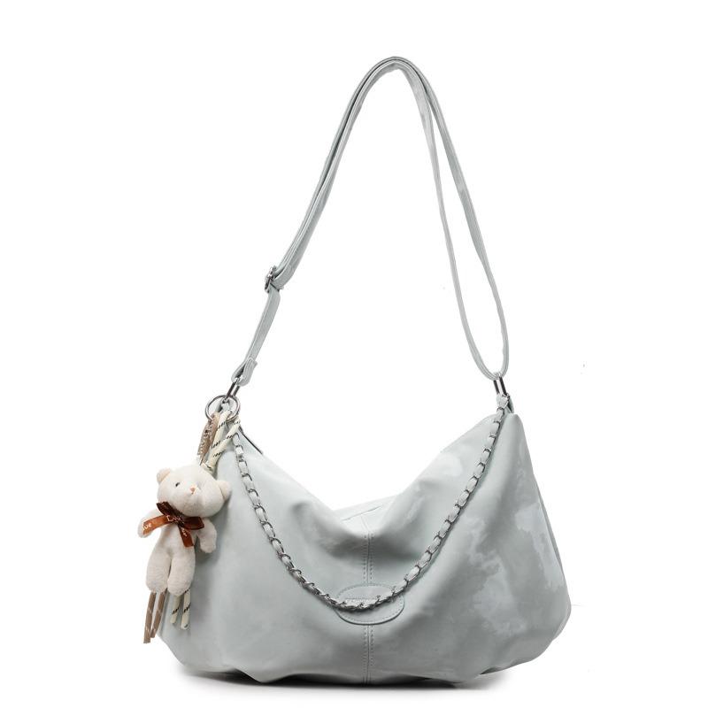 Large-capacity Bag Women's Summer New Versatile Niche Chain Shoulder Messenger Bag Pleated Dumpling Bag