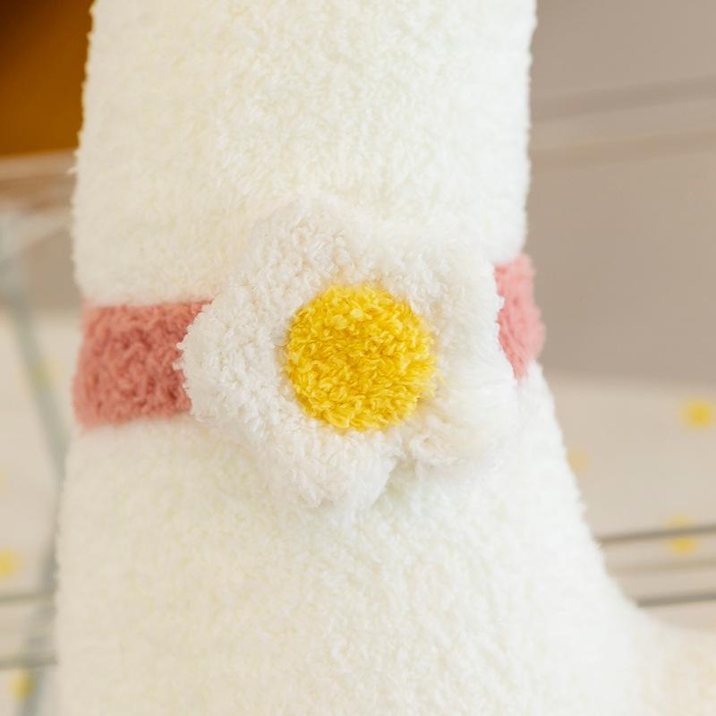 New Cloud Big White Goose Plush Toy Long Leg Sleeping Doll Bed Pillow Ragdoll