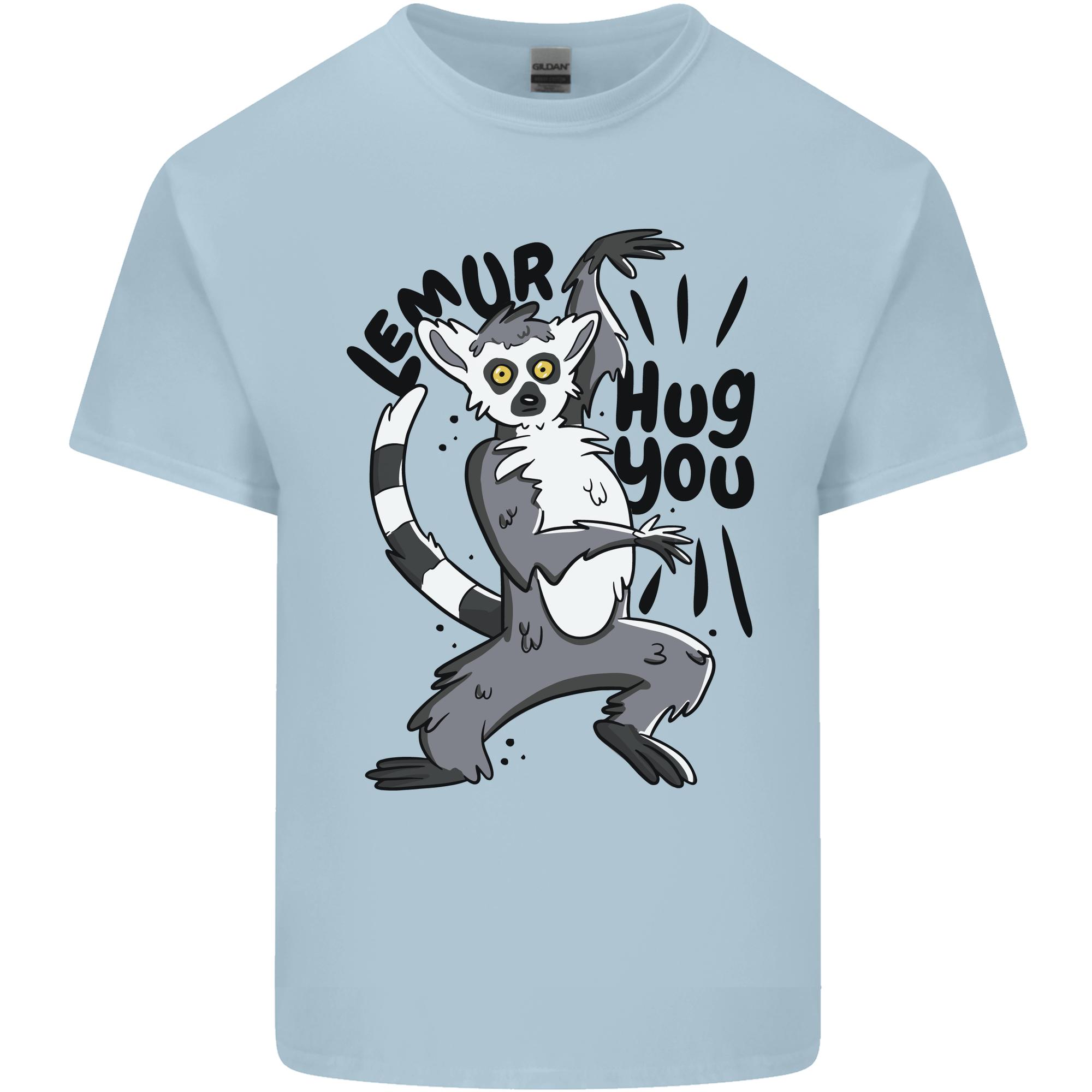 Lemur Hug You Unisexs Light Cotton TShirt S
