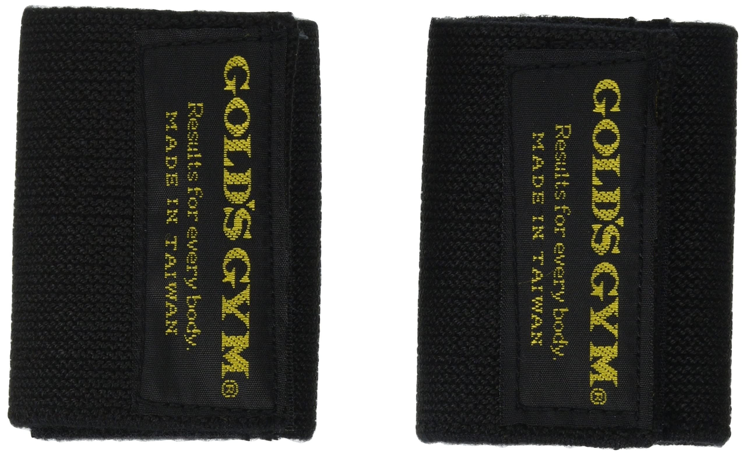 Бандажи для запястий Gold s Gym G3540 Черные [Для начинающих и профессионалов] Поддерживают запястья, позволяют сосредоточенно тренировать желаемые группы мышц, жим лежа, жим над головой, c