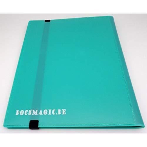 Docsmagic.De Pro-Player 9-Pocket Album Mint - 360 Card Binder - MTG - PKM - YGO - Classeur pour Jeu de Cartes Aqua