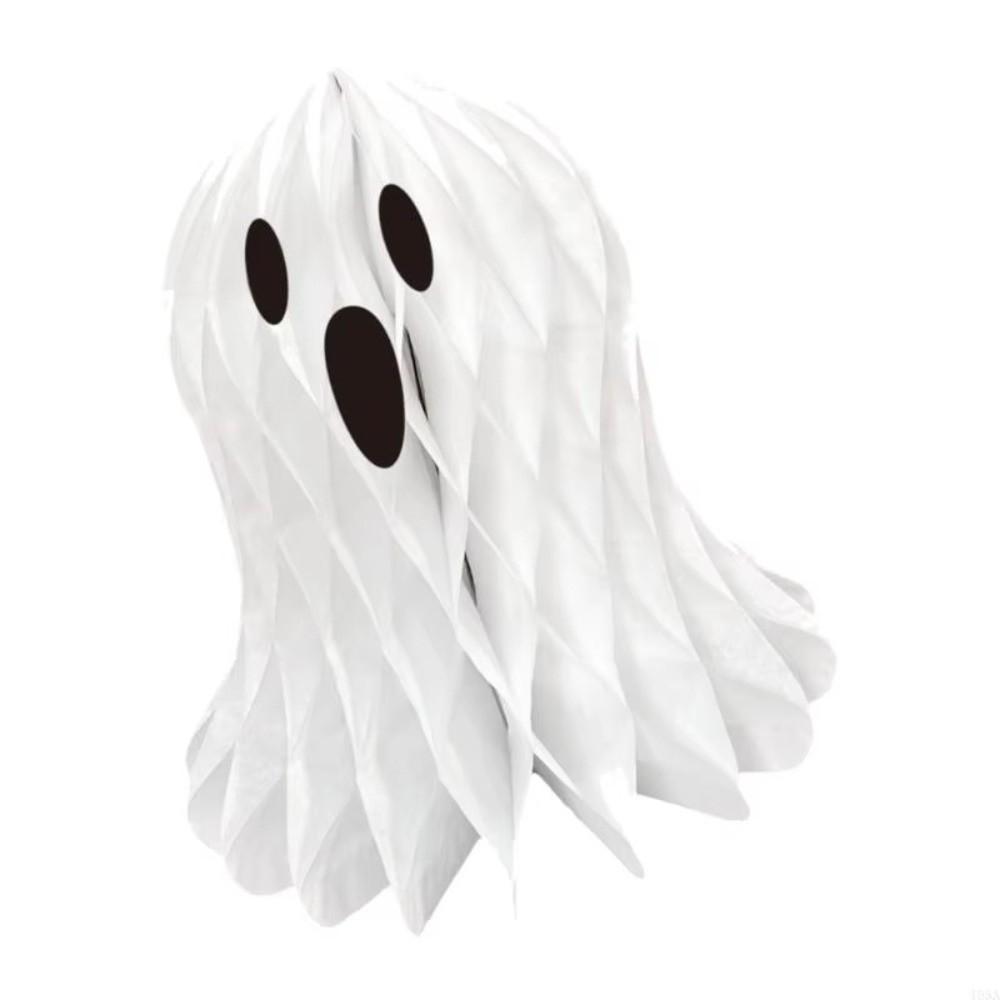 Foldable Honeycomb Ball Pendant Paper Halloween Hanging Ornament  Table Decoration