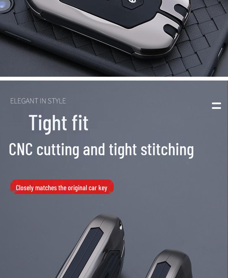 Wuling Capgemini 2020 Key Cover: Smart Remote Metal Case & Buckle