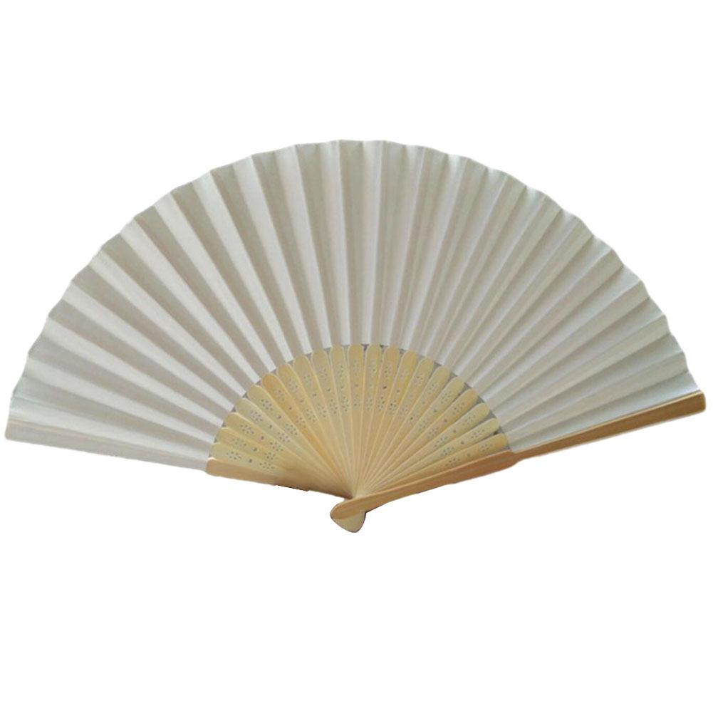 Unique 7Inch Folding Fan Handmade Chinese Style Paper Fan for Weddings Parties and Events Easy To Carry and Elegant