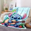 1pc S-Stitch17 Blanket, Gift, for Men and Women, Soft Blanket, Good for Sofa Bed Couch Travel, Lightweight Flannel Blanket