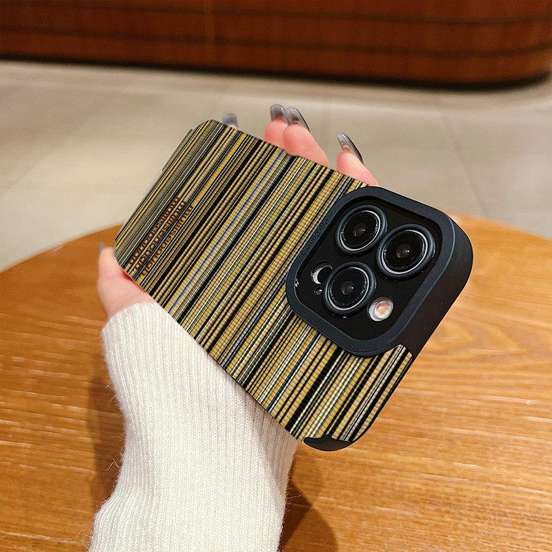 Vertical Leather Shell Fashion Printed Patterned Shockproof Soft Silicone Case with Camera Lens Full Protection for iPhone Samsung