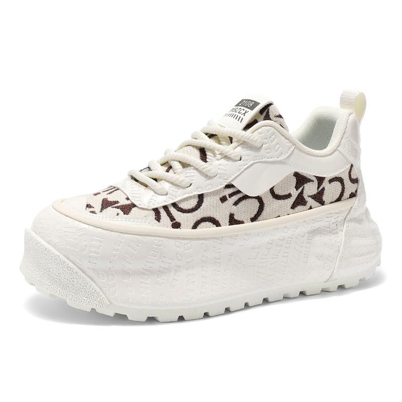 Korean version of high-end thick-soled men's shoes, fashionable and versatile height-increasing sports dad shoes, men's non-slip and wear-resistant c