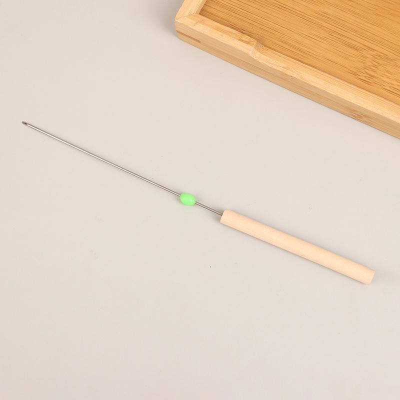 

1 шт. 22,5 см игла для насаживания червя, сверло, игла для крючка с защитой от схода, быстрая игла для насаживания дождевого червя, штифты, полая газовая игла, рыболовный инструмент