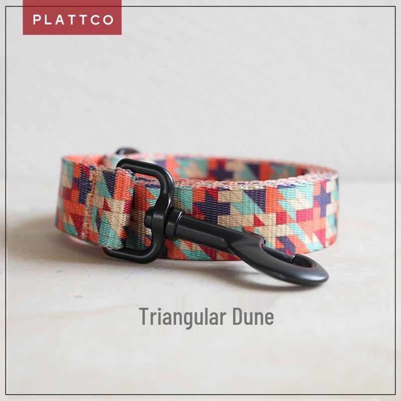 PLATTCO New Fashionable Printed Imitation Nylon Pet Leash PDL310 L 2.5cm x 120cm