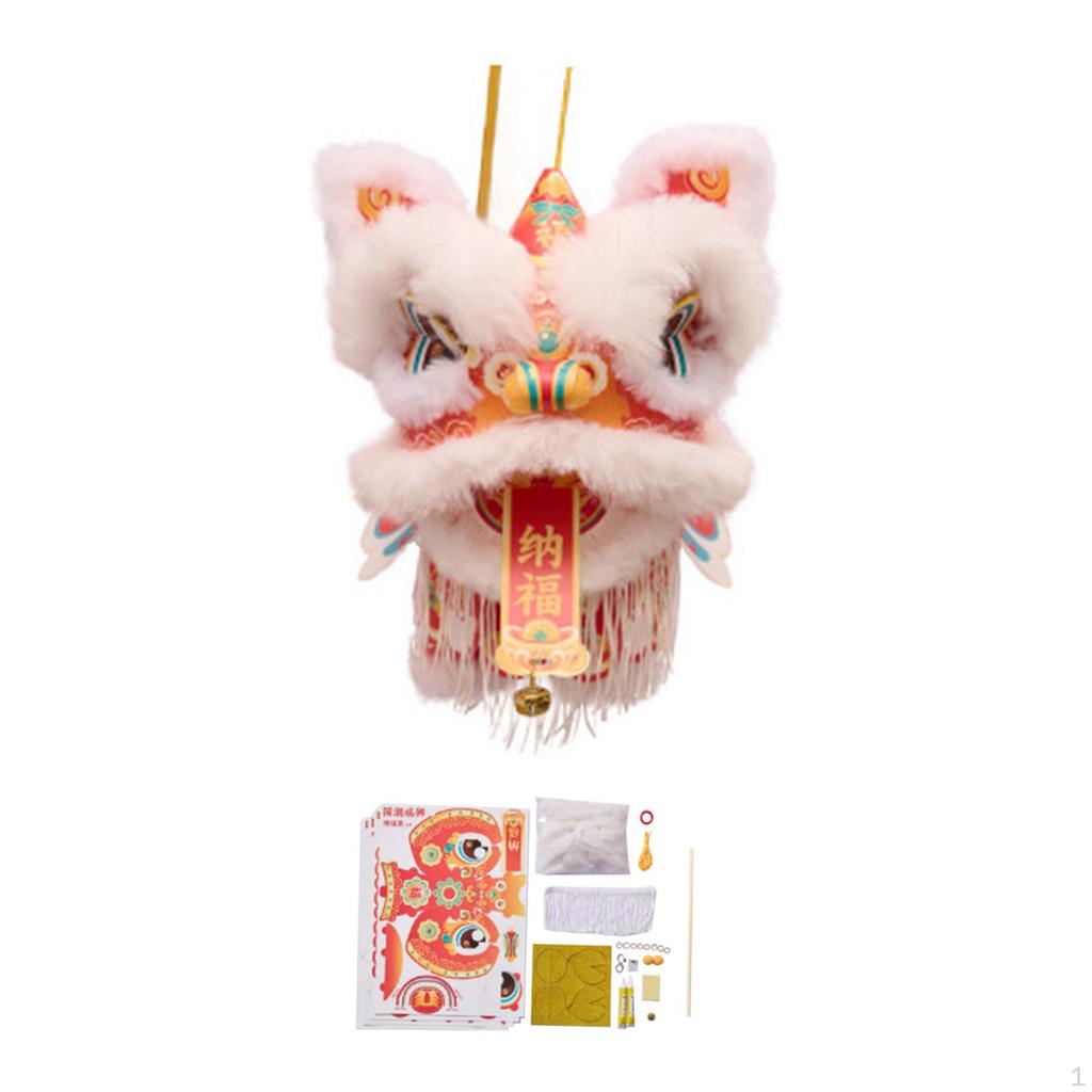 Lion Dance Lantern DIY Kit for Family Activity Props Lunar Year Festival