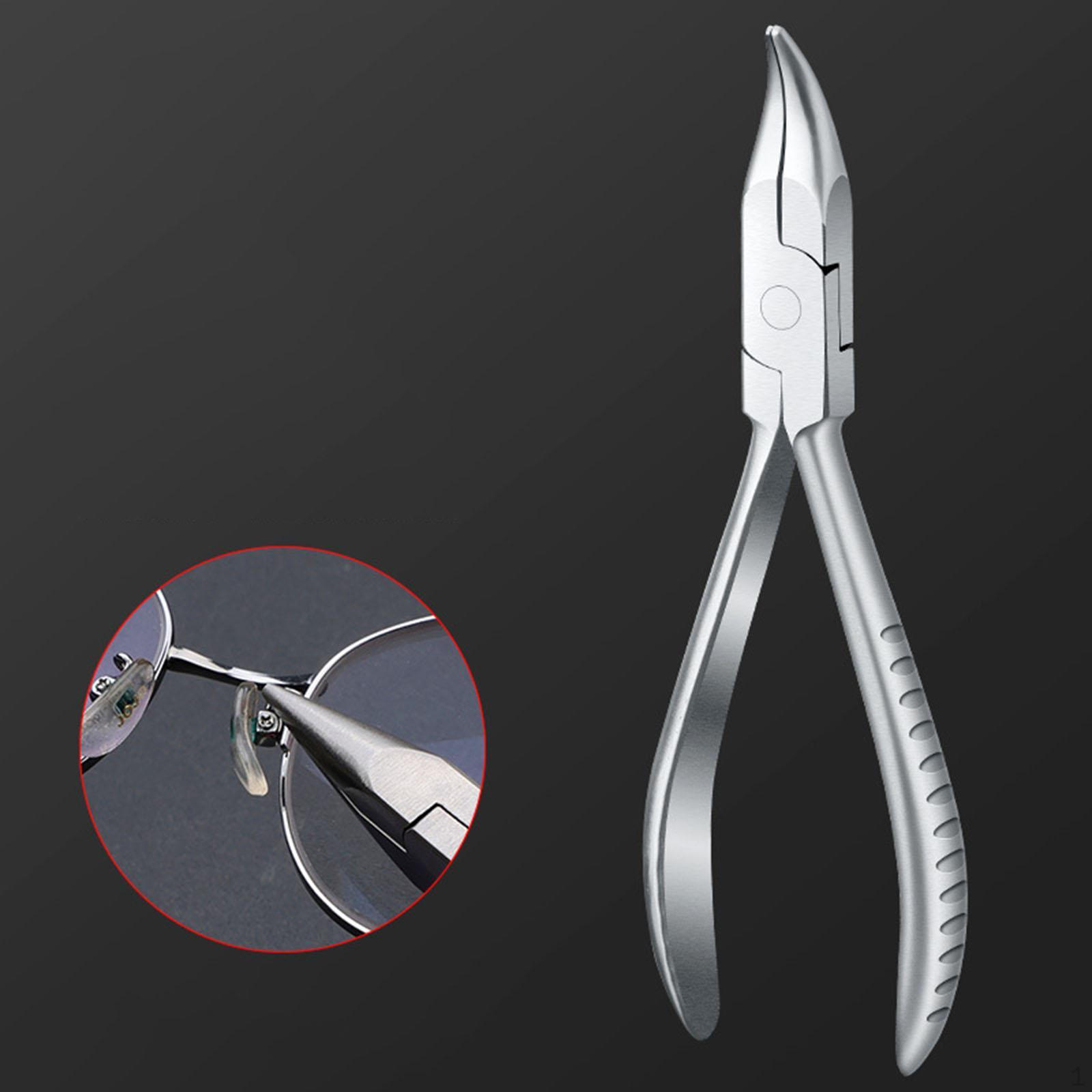 

Плоскогубцы для очков Инструмент для ремонта очков Детали для регулировки Сборка очков для самостоятельного изготовления Curved Nose Pliers