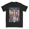 Unisex Women T-Shirt Frieren the quiet elf mage Hipster Cotton Tee Shirt Short Sleeve  T Shirts O Neck Tops Gift Idea