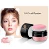 5G Cushion Blush Highly Pigmented Lips Eyes Cheeks Blusher with Soft Puff Lightweight Women Makeup Natural Loose Powder Face Blush