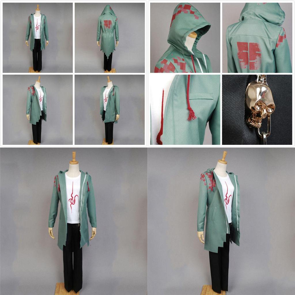 Stylish Danganronpa Komaeda Nagito Anime Costume Uniform Suit With Accessories