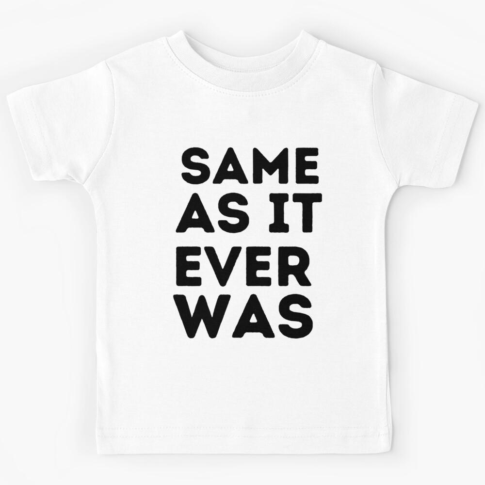 Talking Heads Same As It Ever Was Kids T-Shirt 170