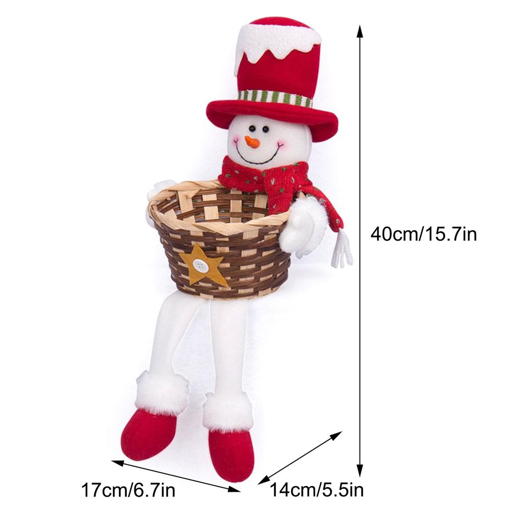 Xmas Fruit Basket Children s Gift Candy Box Xmas Candy Basket for Home Decor