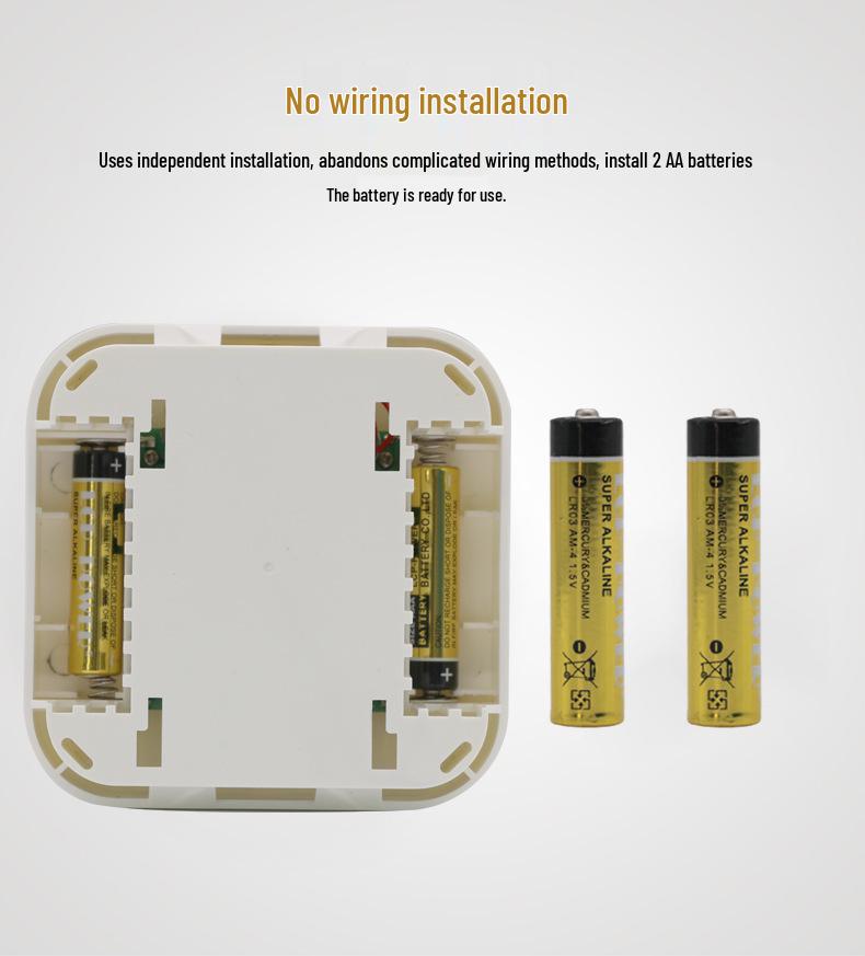 Carbon Monoxide, Smoke, and Temperature 3-in-1 Home Gas Leak Alarm