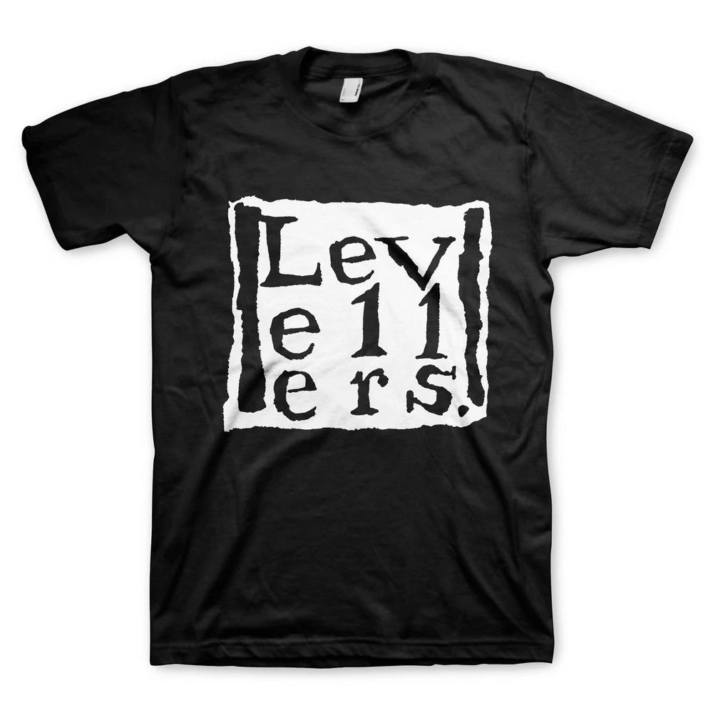 Levellers Solid Square Black Tshirt S
