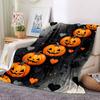 1PC Halloween Pumpkins Blanket, Throw For Sofa, Bed, Travel, Camping, Livingroom, And Bed, Printing Blanket With Soft And Warm Fabric Yy250918185