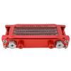 Motorcycle Oil Cooler Kit Aluminum 4 Rows High Efficiency Replacement for Monkey 50cc To 110cc Moto Oil Cooler Red