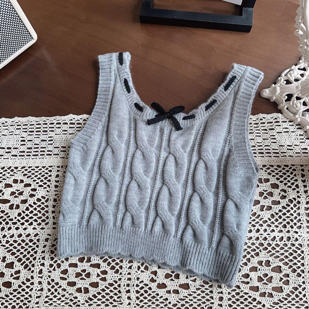 Girls' Autumn Sweater Vest, Shirt & Pleated Skirt Set (AQA063-AQA065)