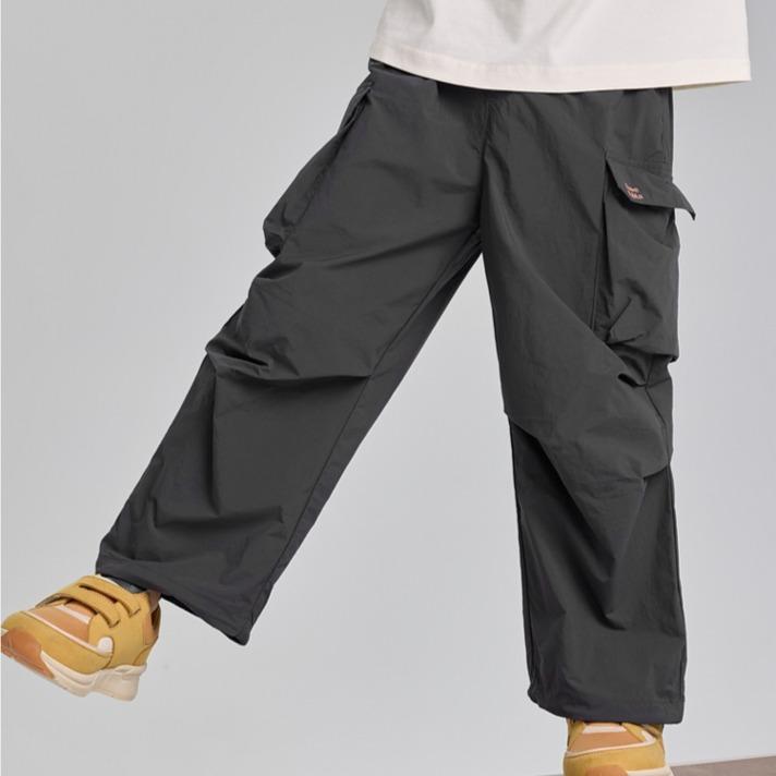 David Bella Children's Pants Summer New Boys' Outdoor Work Pants Women's Middle and Large Children's Waterproof Parachute Pants