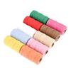 100 Meters 2mm Diameter Many Colors in Stock Round 100% Cotton Macrame String Cord Threads for Scarf Making