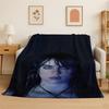 Famous Singer Billie Eilish Star Soft Flannel Throw Blanket,Warm Cozy Blanket for Bed,Couch,Sofa,Bedroom,Living Room,Travel