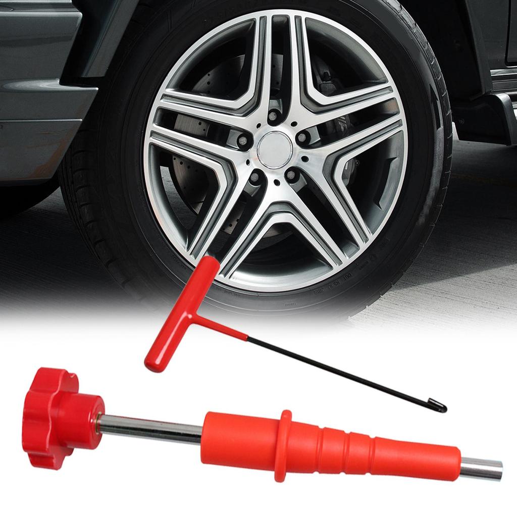Tire Valve Stem Removal Tool 3pieces Quick Repair Remover Installer Valve Stem Install Tool for Automotive Bikes Bicycles
