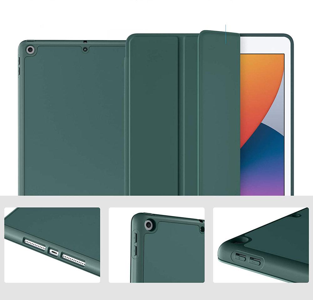 Case for iPad 10.2" 2021/2020/2019 (9th/8th/7th Gen.), with Stylus Holder, Green