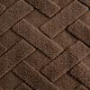 Eurofirany Blanket Cover Bedspread Flannel D91 Plaid Pattern 150X200Cm Dark Brown