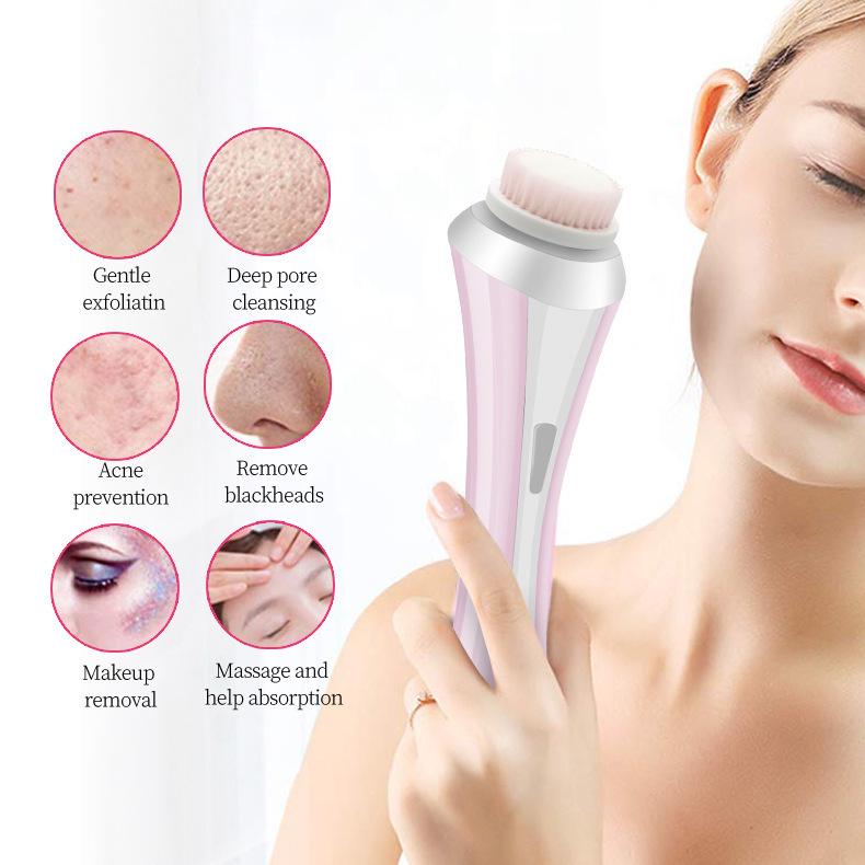 Multi-Functional Waterproof Electric Facial Cleanser & Massager with USB Charging