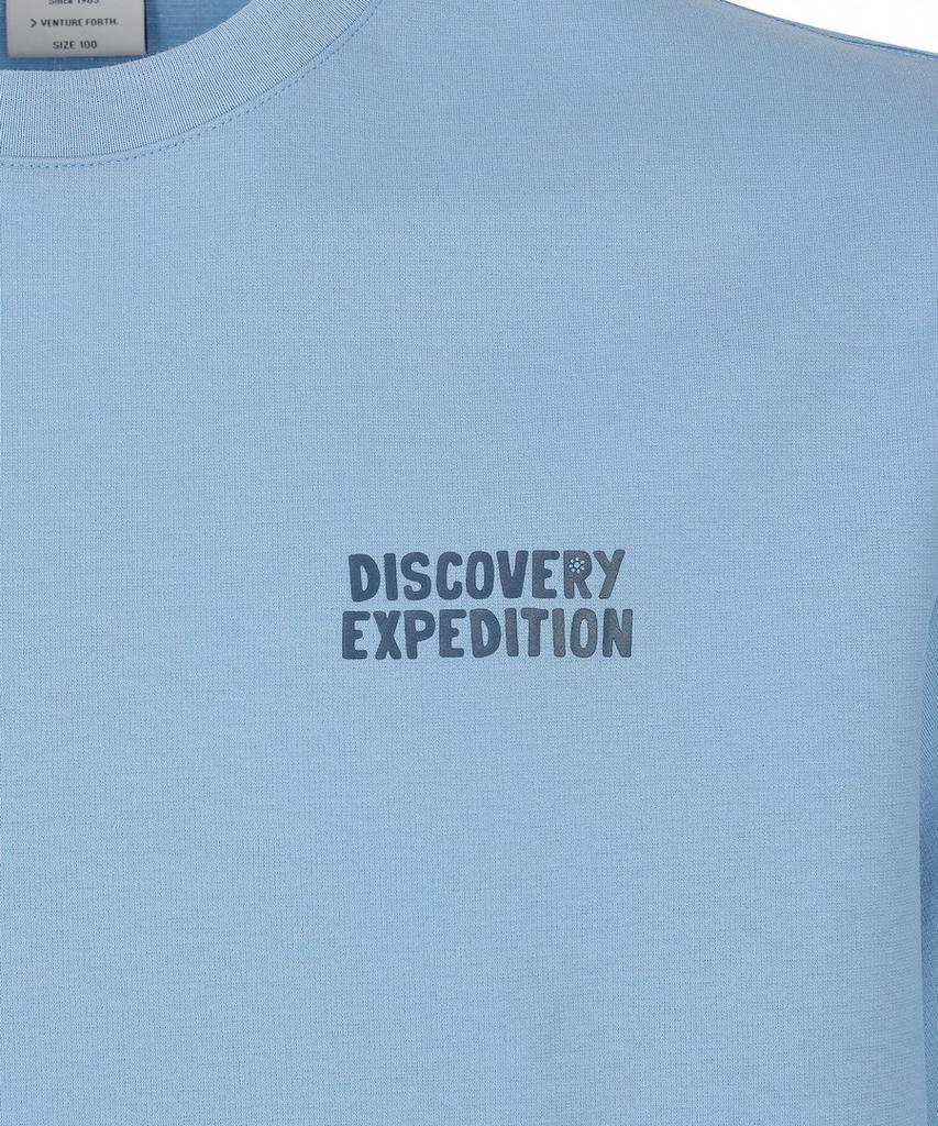 DISCOVERY EXPEDITION Uni Sunrise Graphic Short Sleeve T-Shirt (Blue)