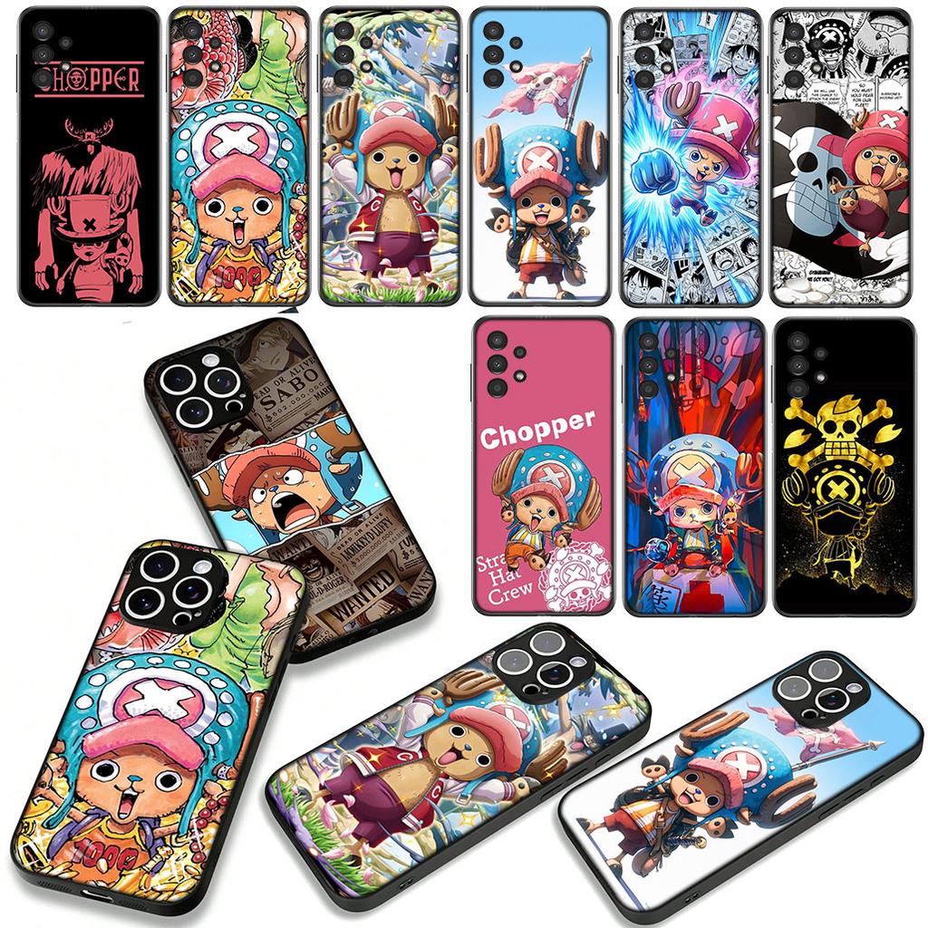 Phone Cover Tony Chopper Comics One Piece Casing for Apple iPhone 16 15 14 Plus 13 12 Mini 17 Pro Max + ProMax 16E Air 15+ Case