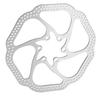 160mm Bike Disc Brake Rotor 6 Holes Stainless Steel Bicycle Disc Brake Rotor for Road Bike Mountain Bike BMX MTB
