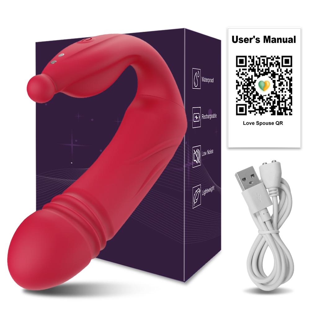 Clitoral G Spot Dildo Telescopic Vibrator Wireless APP Control Vaginal Massager Female Masturbator Sex Toys for Women Adult 18