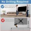 No Drilling TV Stand with Screws Base Stand Replacement TV Stand Legs for TCL/Roku
