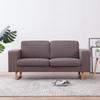 Day and Night - Day and Night 2-seater Sofa In Taupe Grey Fabric