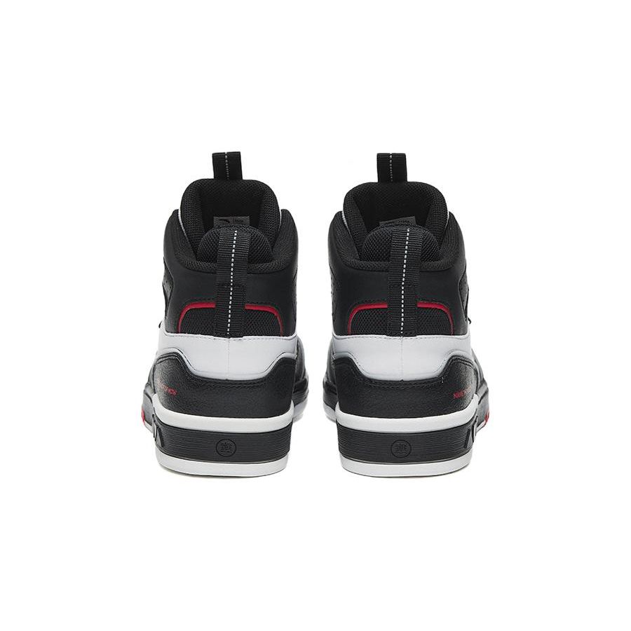 Anta Kids Trendy Fashion Professional Skate High-Top Sneakers Kids Sneakers Black White 312248022-2