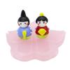 Forcart Cute Glass Hina Dolls Cherry Blossom Hina Decoration