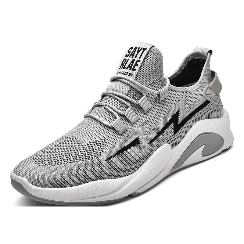 2024 New Ice Silk Mesh Versatile Casual Shoes Men's Classic Lace Up Breathable Lightweight Running and Sports Shoes Sneakers