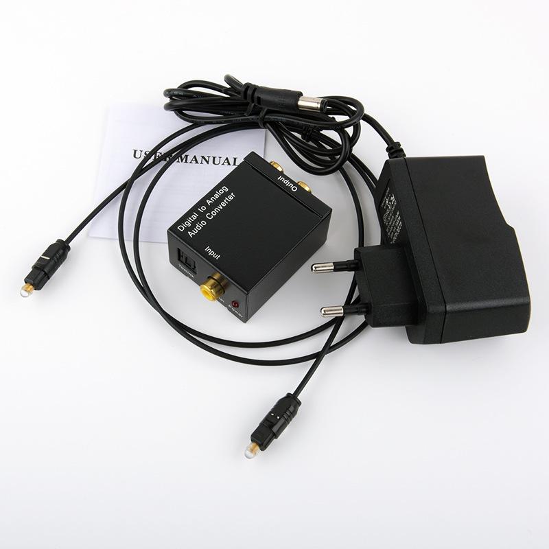 Optical To Analog Audio Converter: Digital Optical/Coaxial To 3.5mm